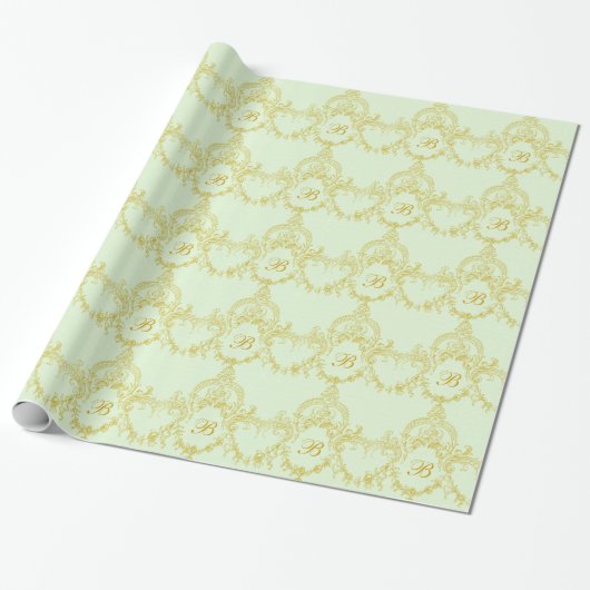 Elegantes mit Filigran geschmücktes Geschenkpapier (Ungerollt)