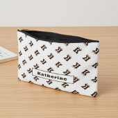 Elegantes Mit Monogramm Alphabet Muster Einfache B Zubehörtasche