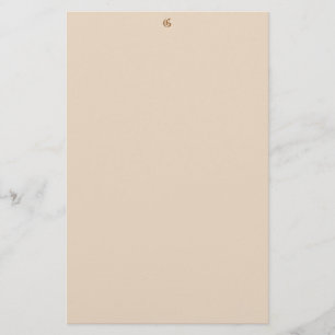 Elegantes Mit Monogramm Briefpapier