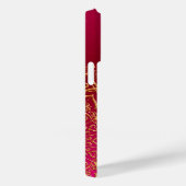 Elegantes Mit Monogramm Hot Pink und Gold Mandala Case-Mate iPhone Hülle (Rückseite / Rechts)