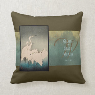Elegantes Mit Monogramm Kissen