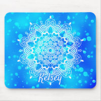 Elegantes Mit Monogramm Mandala-Muster