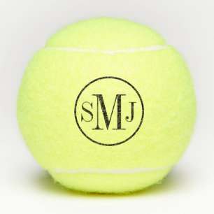 Elegantes mit Monogramm Tennisbälle