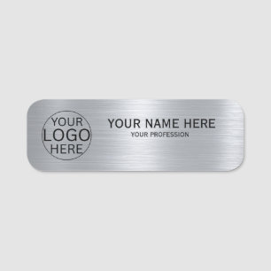 Elegantes Mitarbeiter-Magnet- oder Sicherheitsname Namensschild