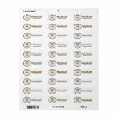 Elegantes Mitarbeiternamensschild (Vorne)