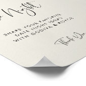 Elegantes Modern Light Sage Date Ideenzeichen Poster (Ecke)