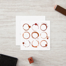 Elegantes Modern Minimalistisch Coffee Shop Café Treuekarte