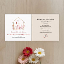 Elegantes Modern Realtor Real Anwesen Logo