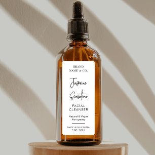 Elegantes modernes 4 OZ Cosmo Flasche Vertikales E Aufkleber