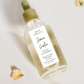 Elegantes modernes 4 OZ Cosmo Flasche Vertikales E Aufkleber