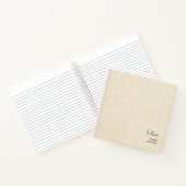 Elegantes Modernes Abschluss Gästebuch Notizblock (Innenseite)