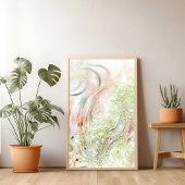 Elegantes modernes abstrakt Art Poster