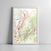 Elegantes modernes abstrakt Art Poster