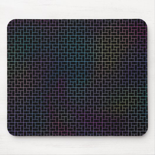 Elegantes modernes Abstraktes Basketmuster | Mousepad (Vorne)