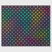 Elegantes modernes, Abstraktes Diamantenmuster Geschenkpapier (Flach)