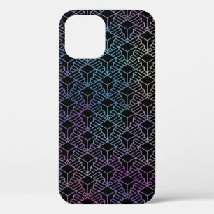 Elegantes modernes abstraktes farbenfrohes Art Dec Case-Mate iPhone Hülle