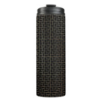Elegantes modernes Abstraktes Gold Basket Weave Mu