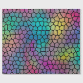 Elegantes modernes, Abstraktes Mosaikmuster Geschenkpapier (Flach)