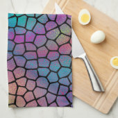 Elegantes modernes, Abstraktes Mosaikmuster Geschirrtuch (Viertel Falte)