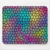 Elegantes modernes, Abstraktes Mosaikmuster Mousepad (Vorne)