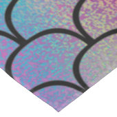 Elegantes modernes Abstraktes Regenbogenmuster | Tischdecke (Schrägansicht)