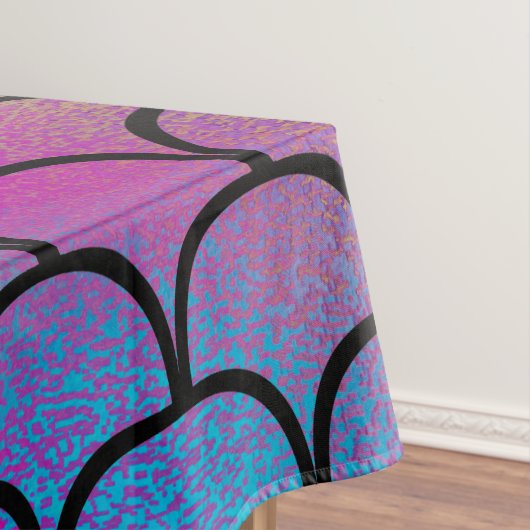 Elegantes modernes Abstraktes Regenbogenmuster | Tischdecke (Beispiel)