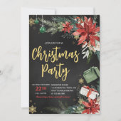 Elegantes modernes Adult Company Weihnachten Party Einladung (Vorderseite)