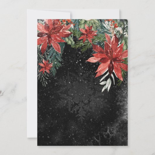 Elegantes modernes Adult Company Weihnachten Party Einladung (Rückseite)