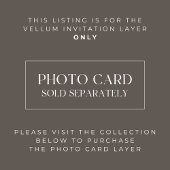 Elegantes modernes Arch Overlay Grad Pergament Einladungen