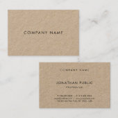 Elegantes modernes attraktives Unternehmen Schlich Visitenkarte (Vorne/Hinten)