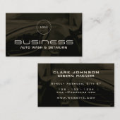 Elegantes modernes Automobil Visitenkarte (Vorne/Hinten)