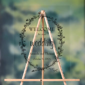 Elegantes modernes Begrüßungszeichen Acrylschild (Neutral)