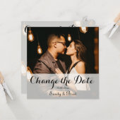 Elegantes, modernes, benutzerdefiniertes Foto Karte (Vorderseite/Rückseite Beispiel)