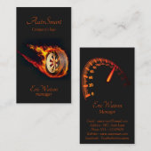 Elegantes modernes Berufliches Automobil Visitenkarte (Vorne/Hinten)