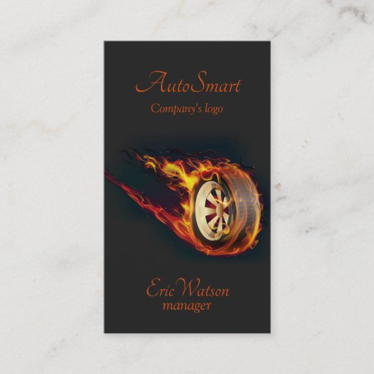 Elegantes modernes Berufliches Automobil Visitenkarte (Vorderseite)