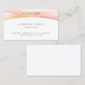 Elegantes, modernes Berufliches Design Visitenkarte (Vorne/Hinten)