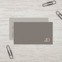Elegantes modernes Berufliches Monogramm Luxe Silk