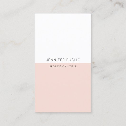 Elegantes, modernes Berufliches Template Visitenkarte (Vorderseite)