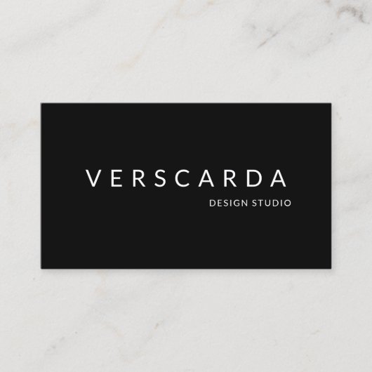 Elegantes, modernes, Berufliches Unternehmen Visitenkarte (Vorderseite)