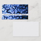 Elegantes modernes Blue Quartz Agate Geodes Visitenkarte (Vorne/Hinten)