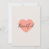 Elegantes modernes Blumendesign für Ihren besonder Einladung (Rückseite)