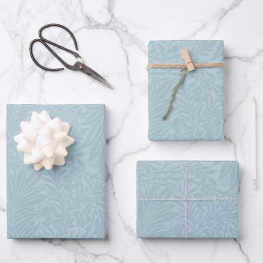 Elegantes, modernes Blumenmuster Geschenkpapier Set (Vorderseite)