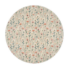 Elegantes modernes Boho Chic Wildblume Cutting Boa Schneidebrett