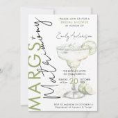 Elegantes modernes Brautparty Einladung (Vorderseite)