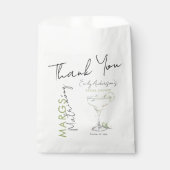 Elegantes modernes Brautparty Geschenktütchen (Vorderseite)