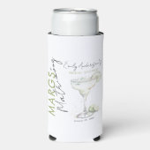 Elegantes modernes Brautparty Selters Dosenkühler (Seltzer Vorderseite)