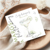 Elegantes modernes Brautparty Serviette