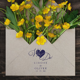 Elegantes, modernes Chic Heart, das wir zitieren H Gummistempel