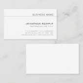 Elegantes modernes Design Beruflich Schlicht Visitenkarte (Vorne/Hinten)