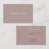 Elegantes modernes Design Beruflicher Schlichter L Visitenkarte (Vorne/Hinten)